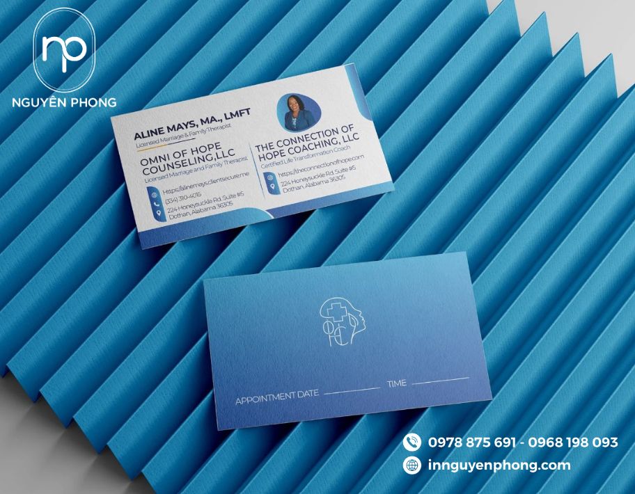 Mẫu card visit bác sĩ chuyên nghiệp